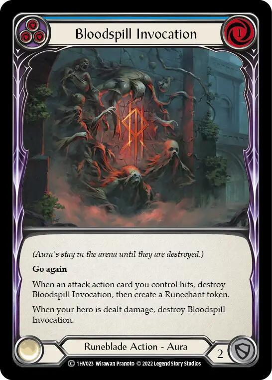 Bloodspill Invocation (Blue) - 1HV023